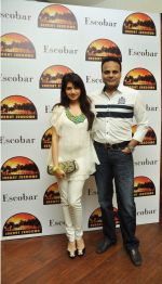 Bhagyashree with husband Himalaya at the Launch Party of the Escobar Sunday Sundowns.jpg